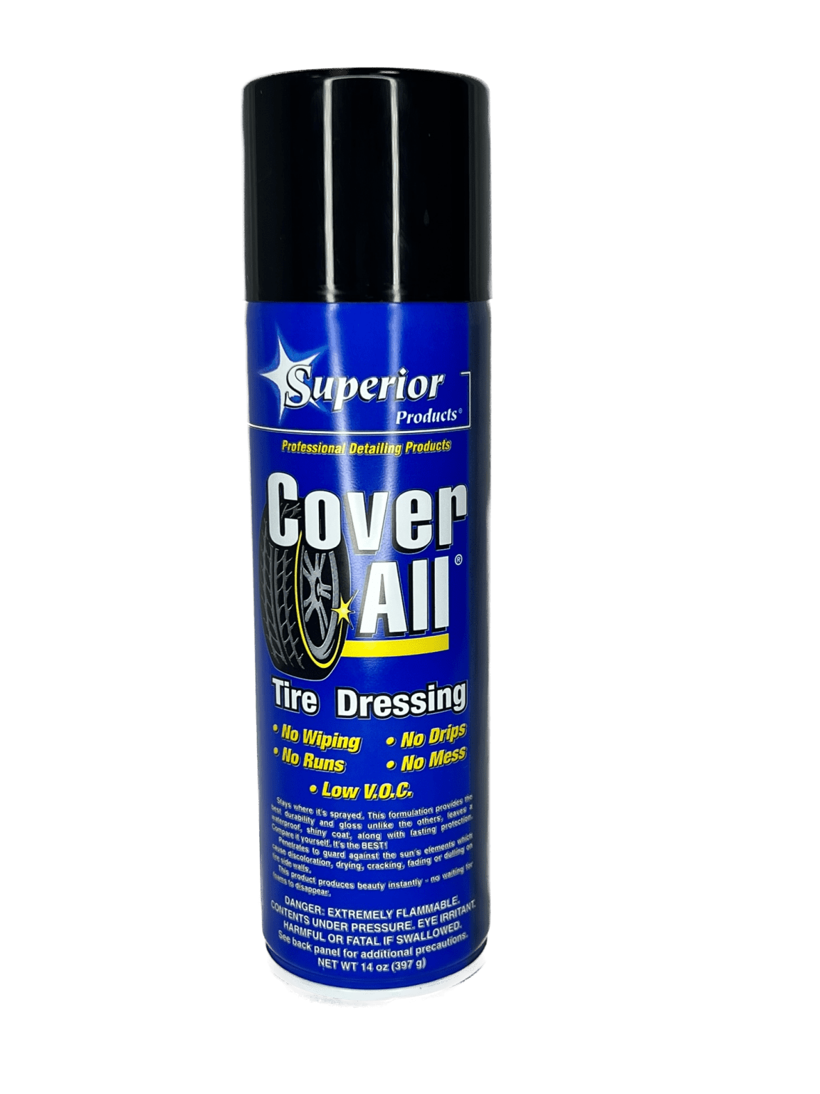 Coverall Low V.O.C. HighGloss Aerosol Tire & Interior Dressing