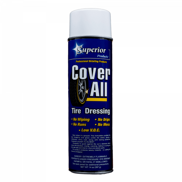 Cover All HighGloss Aerosol Tire Shine & Dressing Superior Products