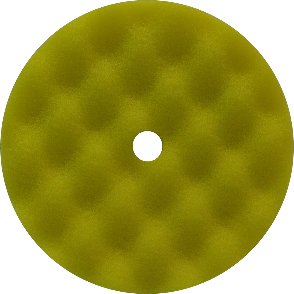 8" Yellow Waffle Recessed Pad